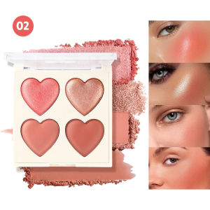 Baked blush facial makeup high impact color light and smooth for Natural Finish -buildable color， contour and highlight the f
