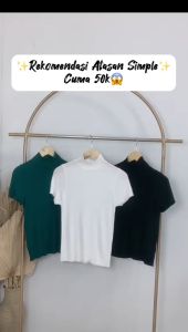 AJWShop: Atasan Wanita Import Rajut Premium | Baju Wanita Kekinian Lengan Pendek