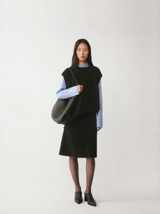 ICICLE | Winter Wool and Cashmere Double-Faced Half Skirt