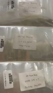 2KG PP plain plastic Bag (bottom seal) PP clear plastic Bag PP CLEAR PLASTIC TRANSPARENT / PP PLASTIC BAG PLASTIK TEBAL