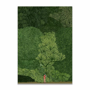500/1000/1200/2000PCS Jigsaw Puzzle Scandinavian Green Forest Jungle Exploration Scene For Adults Family Fun Brain Teaser Gift