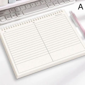 ~*60 Sheets B5 Notepad For Students Portable Thicken Paper Coil Notebook Grid/Horizontal Lines Partition Design Writing Memopad