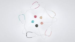 99 ฟังทางการแพทย์ Stethoscope ยี่ห้อ MDF747XP Acoustica - MOD (สีทอง - ดำ Color Gold-Black) MDF747XP#K11