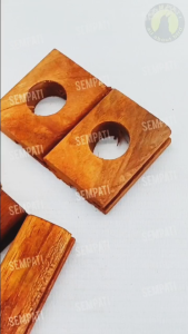 SEMPATI Variasi Sangkar Kotak Kenari Kacer Bahan Kayu Jati Vernish 1 Set isi 5 Aksesoris Sangkar Kandang Burung Tambahan Hiasan Sangkar Dudukan Tangkringan Stoper Cepuk