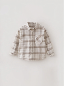 Marc&Janie | Vintage Plaid Childrens Cotton Shirt