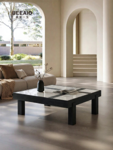 Natural Marble Square Coffee Table
