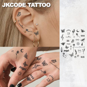 Waterproof Semi-permanent Tattoos MINIMAL TATTOO HandsCute Temporary Tattoos Finger Tattoos Magic Tattoos Lasts 1-2 weeks
