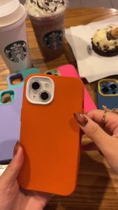 Silicone Shockproof Phone Case iPhone XR 11 12 13 14 15 Pro Max 7 8 Plus X Xs Max 3 In 1 Liquid Candy Color Full Cover Casing