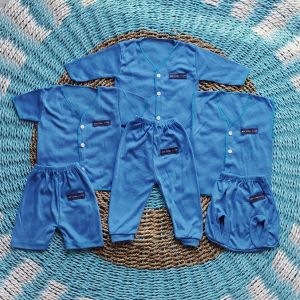 6 Pcs 3 Set Baju Bayi celana panjang Celana Bayi Setelan Bayi Baju Bayi Newborn Baju Bayi Baru Lahir