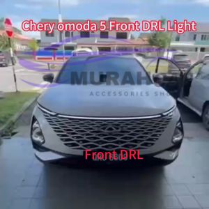 Chery omoda 5 Front bonnet bodykit DRL day time running LED light fog lamp cover lip daytime bumper