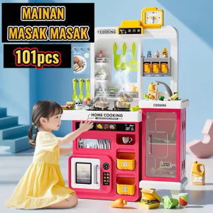 Mainan Masak Masak Masakan Set Cooking Set Toys Big Size Kitchen Toys Play Set Pretend Play Mainan Budak Perempuan 厨房玩具