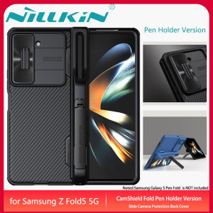 Nillkin Ốp lưng Samsung Galaxy Z Fold 5 5G Case Slide Camera Protection Back Cover Privacy Protecting Casing Fashion Hardcase with S Pen Holder(S Pen Not included) samsungzfold5 Casing