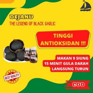 Camilan Sehat Bawang Hitam Black Garlic Dejanu Jenis Bwang Putih Tunggal Lanang