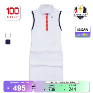 RyderCup Ladies Golf Clothing Summer Refreshing Sport Polo Shirt Collar Dress Golf Dress Womens Fashion Online And Offline
