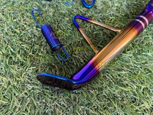 ขาตั้งเดี่ยว Wave/ดรีม โหลด ทอง/ไทเท งานสวยๆ