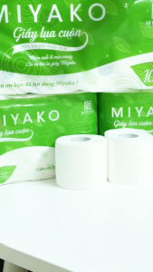 Giấy Vệ Sinh Cuộn MIYAKO | Lốc 10 Cuộn Có Lõi - 2 Lớp | Rã Nhanh Mềm Mịn Tiết Kiệm An Toàn Cho Da