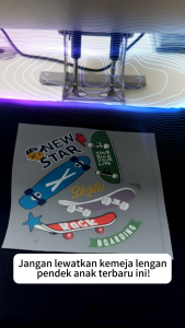 Csndice Kids Kaos Atasan Baju Kaos Anak Laki Laki Kids T-shirt Lengan Pendek Distro Keren Premium(6-13 THN) K189 Fashion