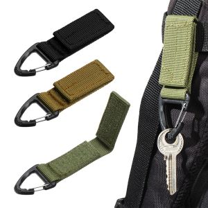Multi-Functional Webbing Carabiner Outdoor Camping Carabiner Belt Tool Anti-Lost Key Hook Safety Hanging Clip