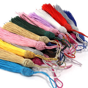 10Pcs Tassel Screw Cap Screw Ball Head Hanging Whiskers Thread Tassel Chinese Knot Decoration DIY Accessories