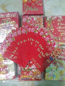 COMBO 10 BAO LÌ XÌ NHỎ NHŨ VÀNG SIÊU ĐẸP KT 6.5X9.5CM