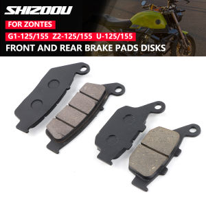 Motorcycle front and rear brake pads disc brake pads are suitable For Zontes G1 125 G155 SR U 125 U1 125 U1 155 Z2 KD150-G1-G2