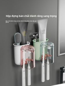 Hayan | Wall-mounted No-drilling Toothbrush Holder Set