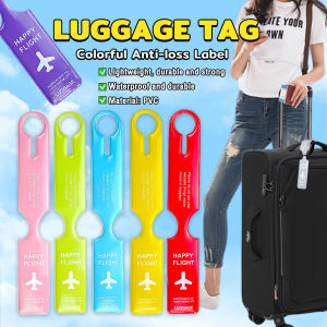 YoPo Luggage Tag PVC Boarding Pass Colorful Anti-loss Label 24*4cm