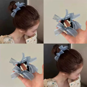 ริบบิ้นผูกโบว์หวานสำหรับเด็กผู้หญิง สายรัดผมสไตล์เกาหลีสุดเก๋ ชุบเงิน ชุบทอง สายรัดผมทรงหัวกลม สไตล์หวาน ประดับผม