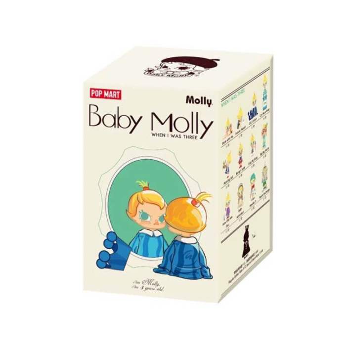พร้อมส่งในไทย 💖ของแท้ POPMART Baby Molly POPMART When I Was Three Years Old Series Figures Box Gift