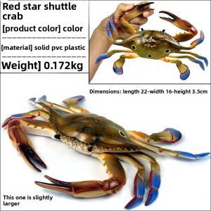 Solid Plastic Lobster Crab Model Toy King Crab Static Animal Model Ocean Animals Children Cognitive Gifts Toys for Kids