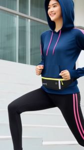 Karasha Tas Pinggang Tas Anti Air Pouch Pinggang Olahraga Tas Ponsel Untuk Berlari Tahan Air