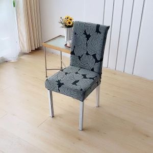 【Fast Shipping + High Quality 】Lambswool super thick plain chair cover elastic stretch dining chair cover anti-dirty