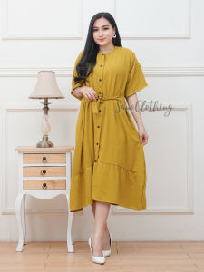 Daster Nabila Jumbo Size Crinkle Airflow Busui Premium