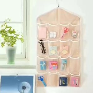Gantungan Celana Dalam 16 Sekat Pouch Hanging Organizer Hanging Bag Organizer Celana Dalam Korean 16 Sekat Tempat Penyimpanan Dasi E12