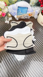 LYL 50PCS Independent Packaging Morandi Shaped Mask Good Looking Disposable Trend Men Women Eye Protection Corner Adult Not Single Use Beauty Facial  成人 口罩Mask