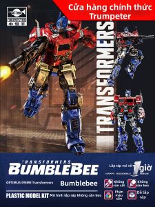 Trumpeter | Mô Hình Biến Hình Bumblebee & Optimus Prime Không Cần Keo Đã Lắp Ráp