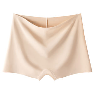 Miiow | Ultra-Short Womens Safety Pants Underwear Flat-Bottomed No-Trace High-Waist Base Layer Shorts Anti-Light Walking Briefs