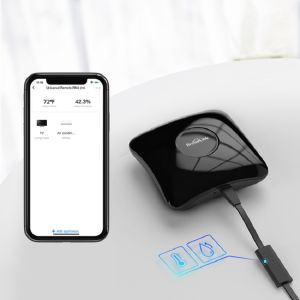 BroadLink RM4 Pro + HTS2 RF/IR Temp and Humidity Sensor Version Wireless Universal Remote Hub with Smart Home Solution