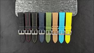 New Nylon Sailcloth Watch Strap 20mm 22mmfor Omega for Rolex for Panerai Men Women Waterproof Watch Band Orange Blue Bracelets
