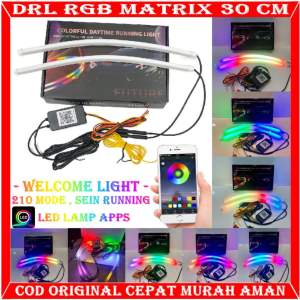(BISA COD)ORIGINAL DRL RGB MATRIX 30CM UNIVERSAL ALIS 30 CM RGB KUALITAS PREMIUM