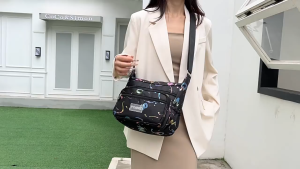 Túi Đeo Chéo / Túi Đeo Vai Nữ Họa Tiết Nhũ – Nhiều Ngăn Tiện Dụng Chống Thấm Nước