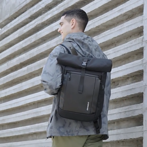 BEEAOO New Men Fashion Backpack 15.6 Inch Multifunction Laptop Backpack Durable Teenager School Backpack For Travel