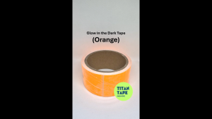 [TitanTape] Orange Glow in the Dark Luminous Tape