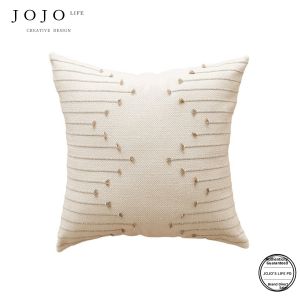 Jojos L PD Clamour Cotton Bedroom Bedside Pillow Combination Core Case | Home Decor Ins Style Universal PP Cotton Embroidery
