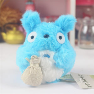 Popular New White Serge Totoro Black Charcoal Stuffed Doll Doll Bag Pendant Cloth Bag Lotus Leaf Cat Pull Shock Ornaments