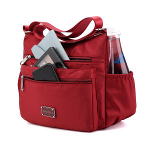 2022 New Womens Crossbody Bag Oxford Cloth Canvas Large Capacity Multi-layer Single Shoulder Bag Simple Korean Style