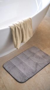 KeSet Microfiber Kamar Mandi: Mat Lantai Anti Slip & Daya Serap Air Tinggi