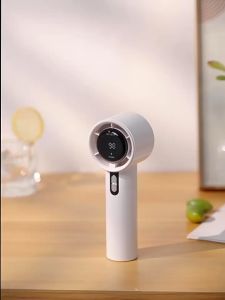 ✅100% Original Smilee WX638 Handheld Turbo Fan 1-100 Gear Speed Bladeless Digital Display Rechargeable Fan