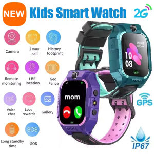 Kids Smart Watch 2G SOS GPS Location Sim Card Call Smart Watch Camera Waterproof Watch Gift For Ios Android Children Gifts 2025