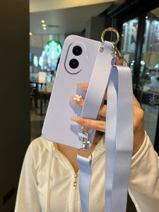 เคสโทรศัพท์ซิลิโคนนุ่มแบบสะพายข้างสำหรับผู้ชายและผู้หญิง สายรัดข้อมือแบบเหลว สายสะพายไหล่แบบยูนิเซ็กซ์ สำหรับ Honor Play 40 40Plus 30 30Plus 20Pro